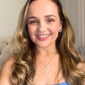 Brinco Vivante Coração Cravejado Vazado