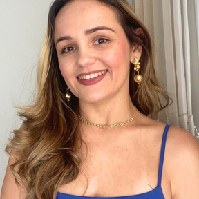 Brinco Vivante Folha com Esferas