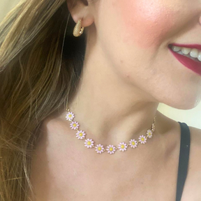Choker Vivante Margaridas